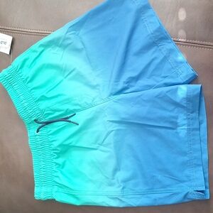 Old Navy Boys Ombre Aqua to Blue Swim Trunks